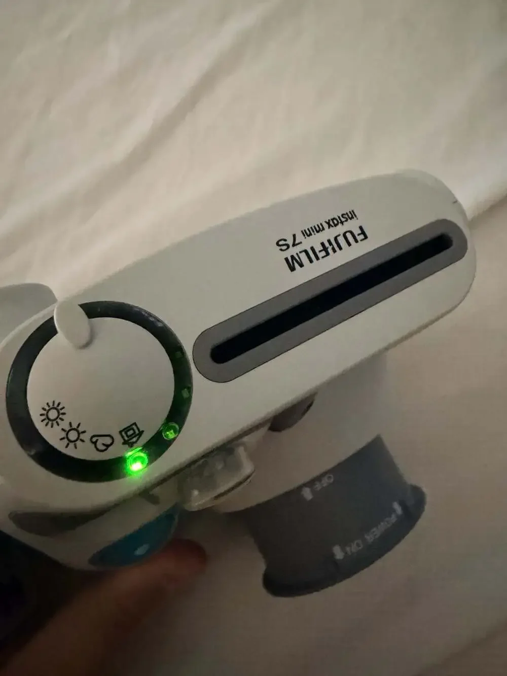 Fujifilm Instax Mini 7S Instant Film Camera - White and Blue
